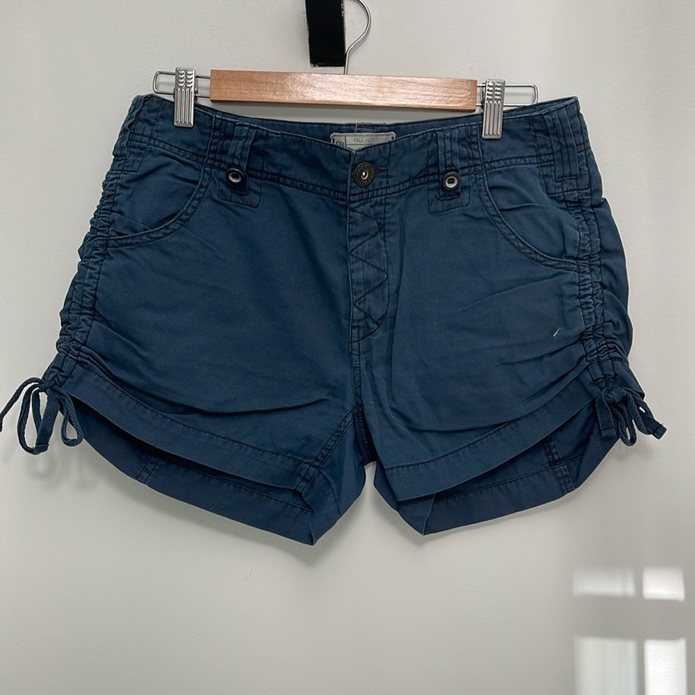 Free People size 2, blue shorts